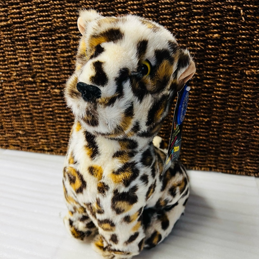 Ringling Bros & Barnum Bailey Circus 1988 Farewell Tour Plush Leopard Hang Tags